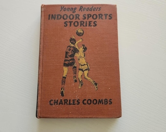 Vintage 1952 Young Readers Indoor Sports Stories Novel by Charles Coombs