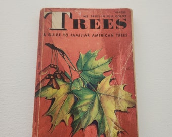 A Golden Nature Guide Of Trees by Herbert S. Zim & Alexander C. Martin -- Nature Lover Book Reference Botanical Pocket Guide American Trees