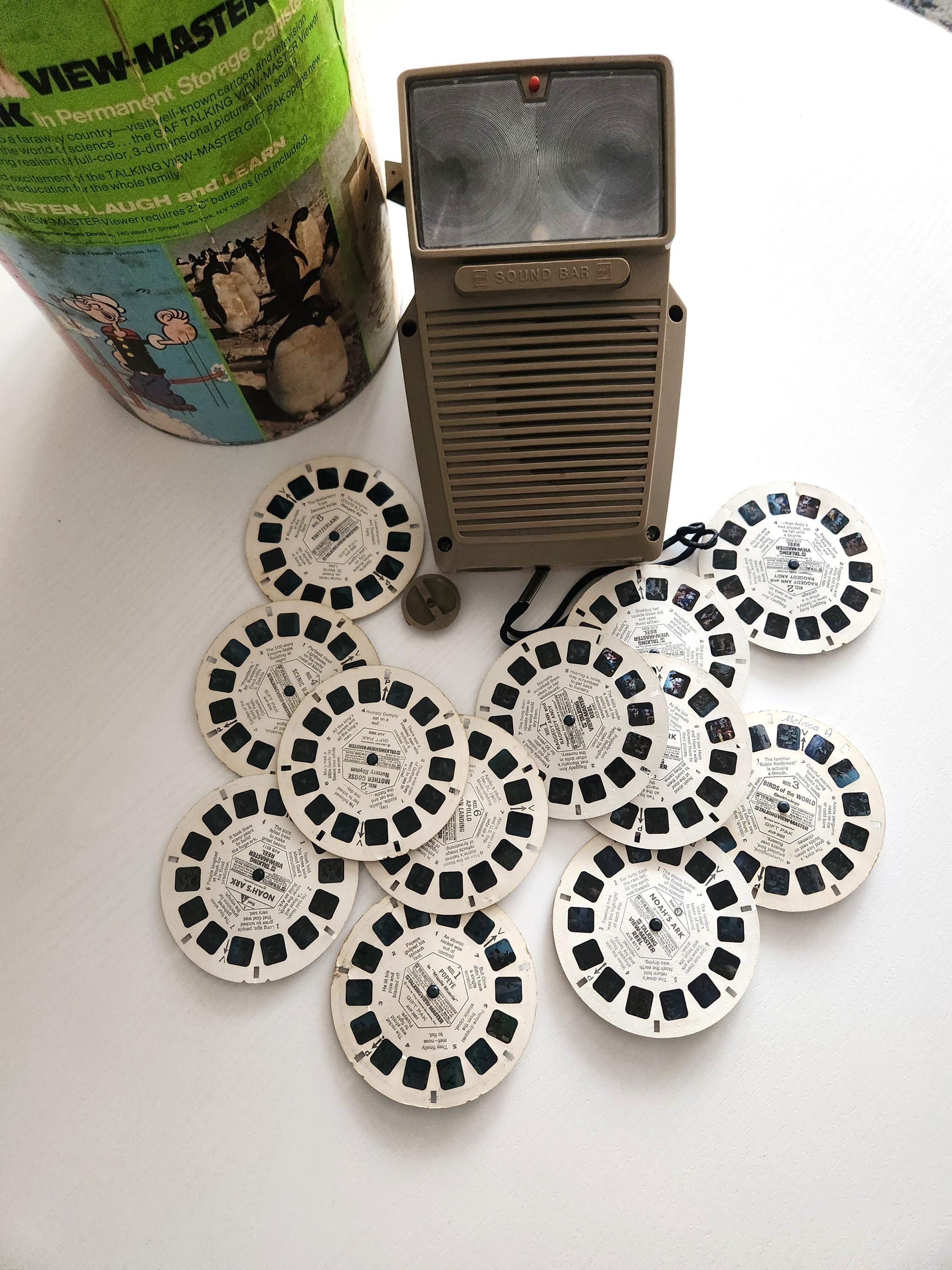 Vintage 1962 GAF Talking Viewmaster With 12 Reels - Etsy