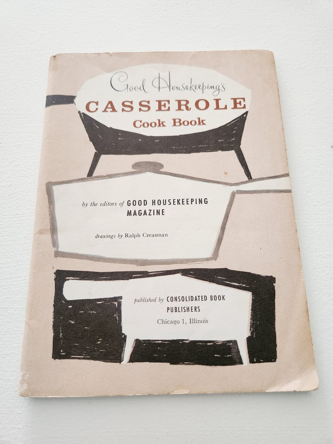 Vintage Cookbooks 1950s Good Housekeepings Casserole Cookbook Vintage
