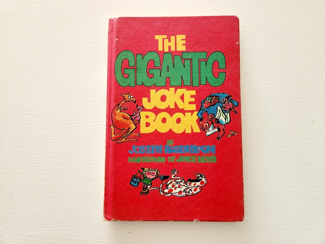 The Gigantic Joke Book by Joseph Rosenbloom -- 1982 Vintage Children's ...