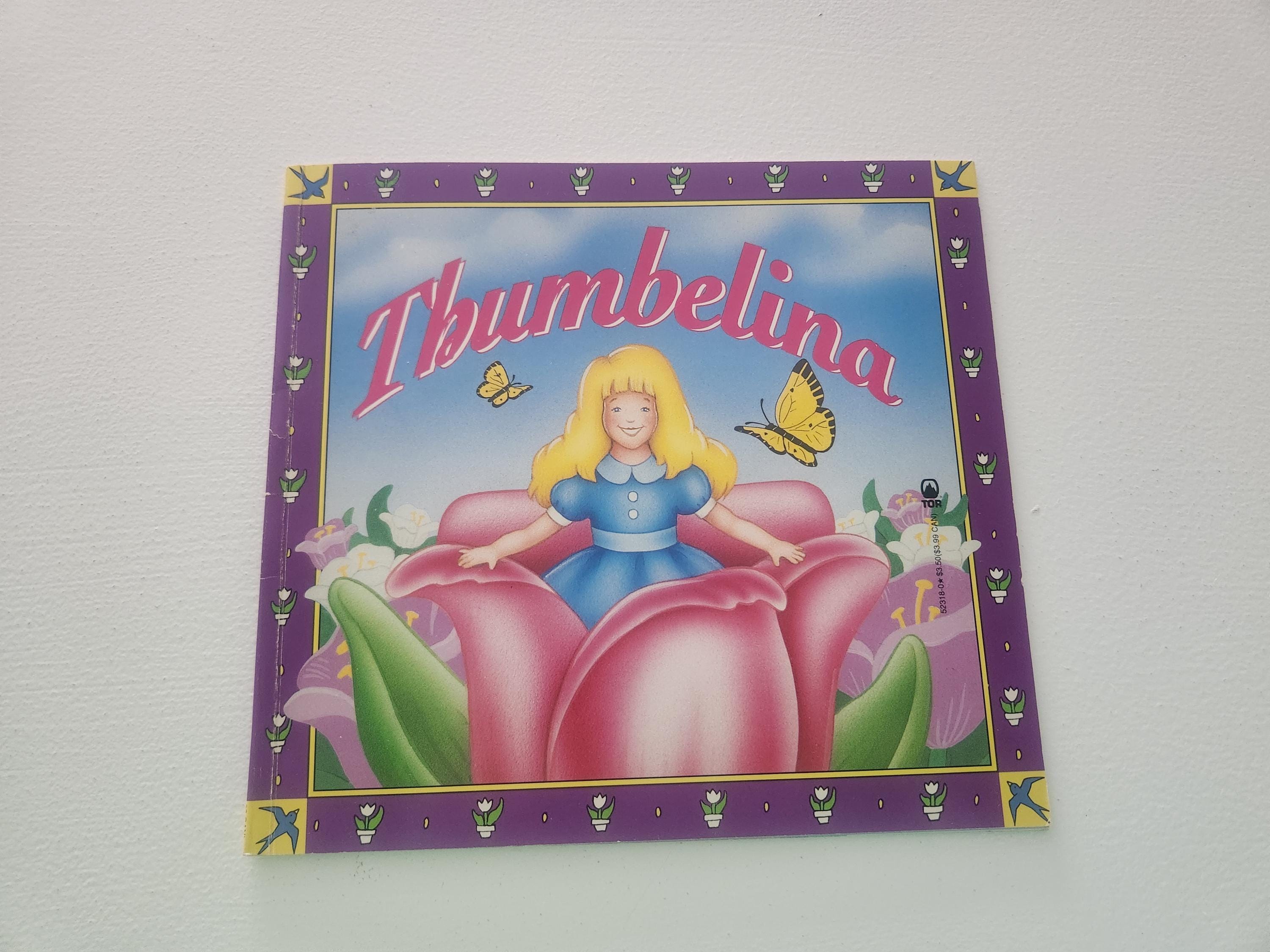 Thumbelina Retold by L. Spencer Humphrey -- 1992 Vintage Children Fairy Tale Book -- Children Classic Storybook -- Picture Book