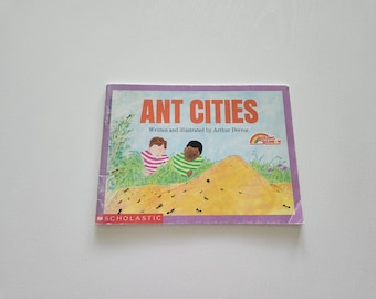 Vintage Ant Cities Children's Science Book by Arthur Dorros