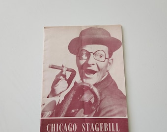 Vintage 1946 "Sweethearts" Chicago Stage Bill, Bobby Clark -- Opera House Ephemera
