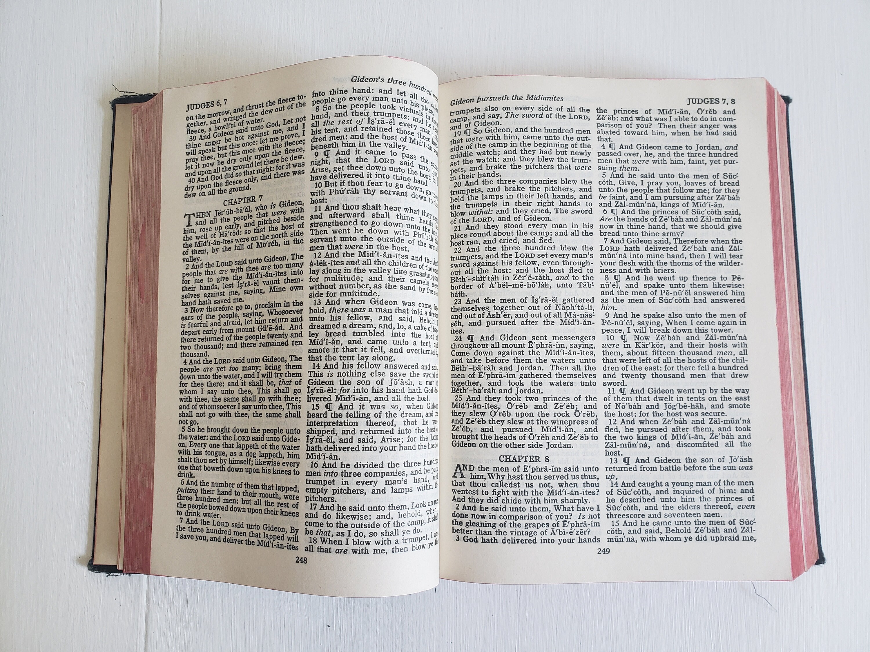 Vintage Holy Bible. Old & New Testament King James Version - Etsy