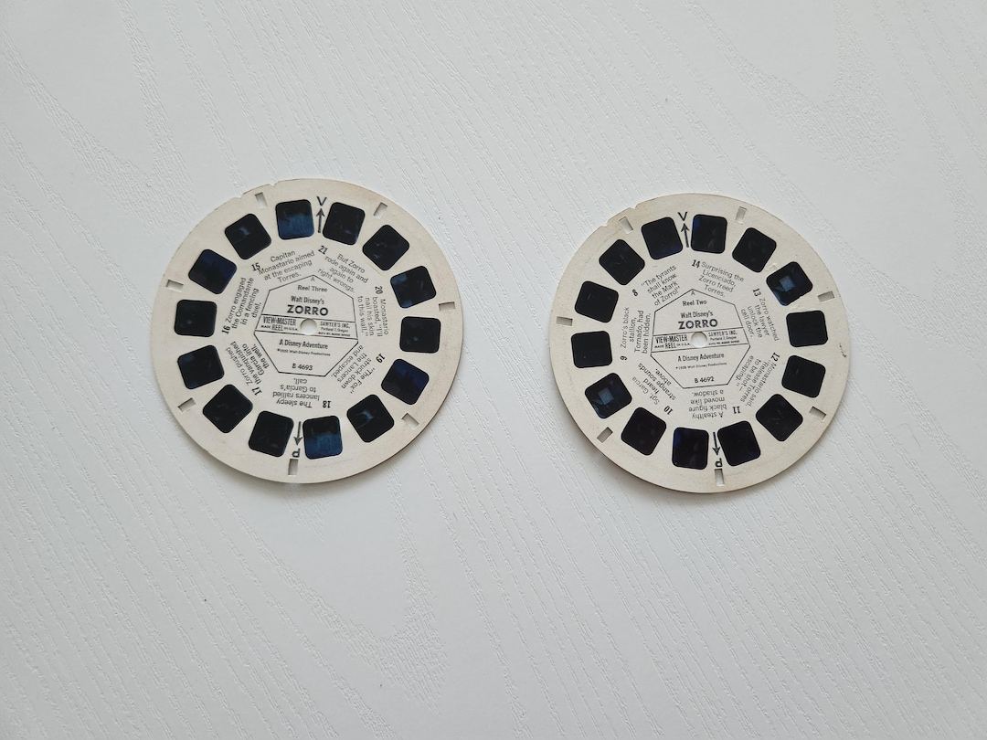 Vintage View-master Reels – Zorro Slides { 1958 } Nostalgia Toys