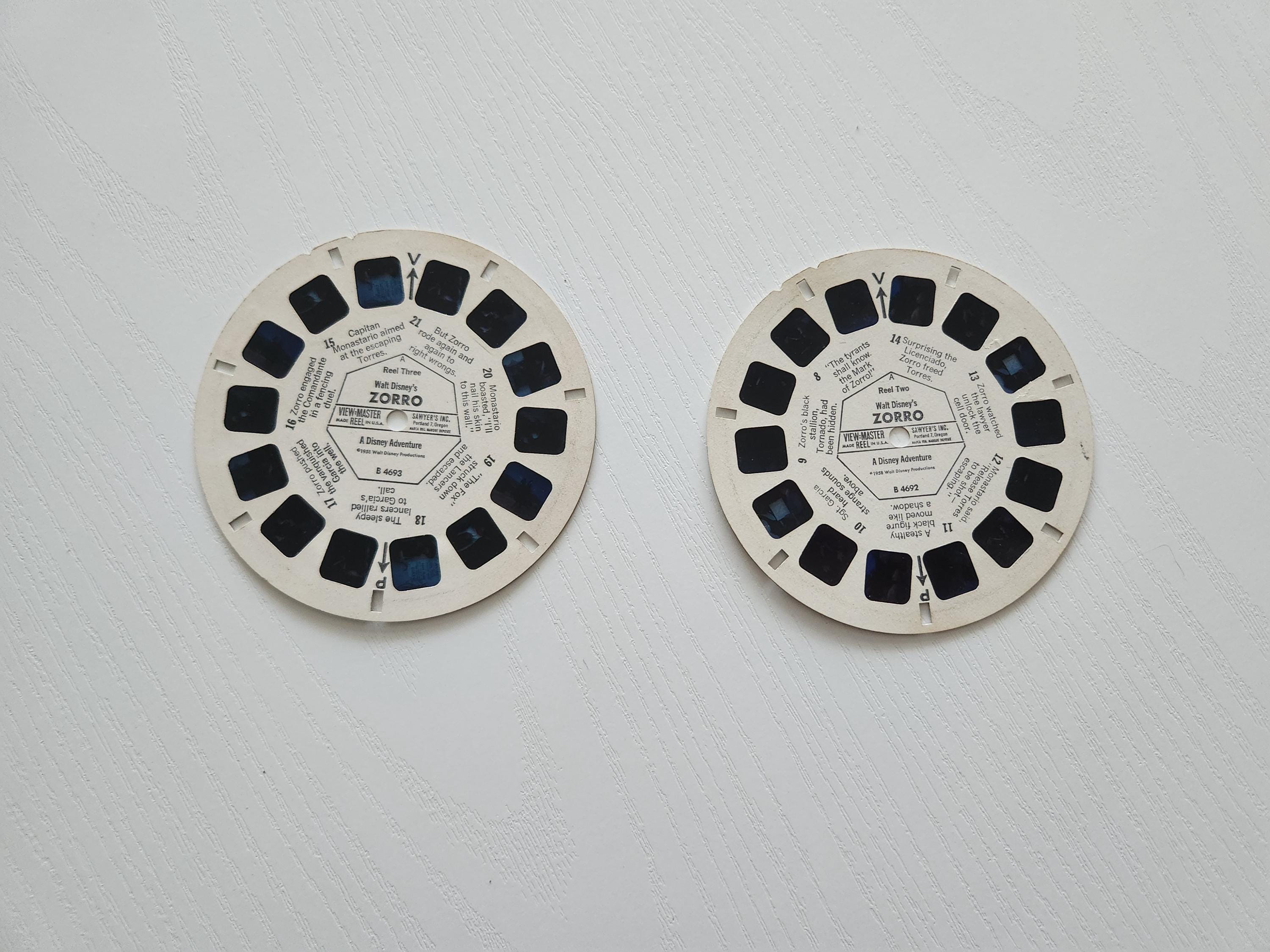 Vintage View-master Reels – Zorro Slides { 1958 } Nostalgia Toys