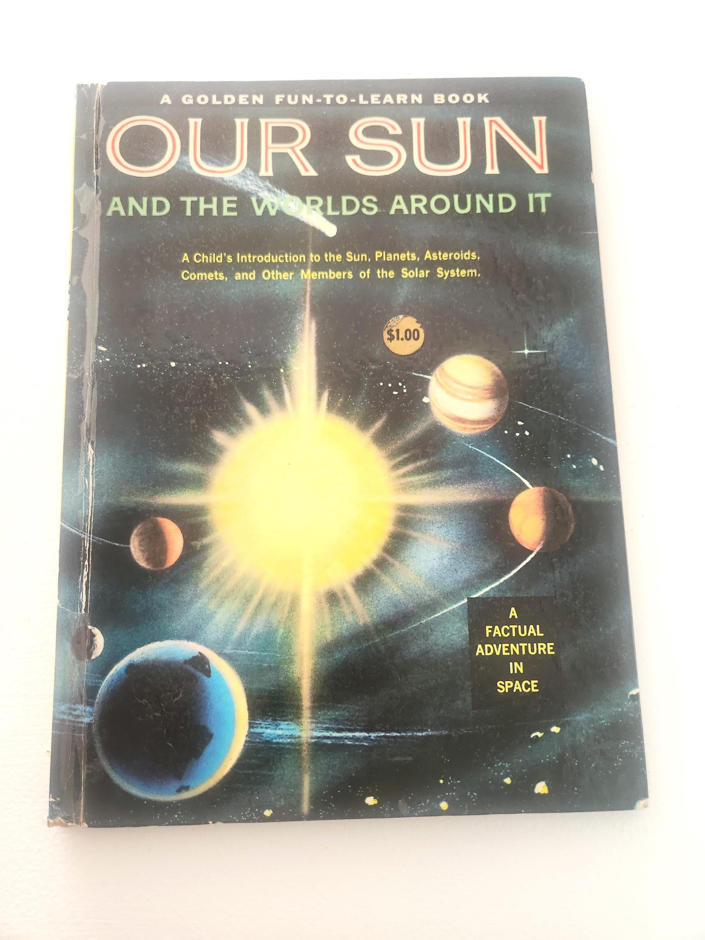 Vintage 1961 Children's Book – Our Sun and Solar System - Etsy