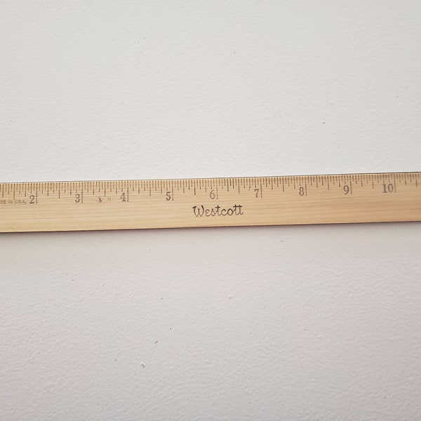 Vintage Wooden Ruler Etsy