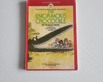 The Enormous Crocodile by Roald Dahl { 1984 } Vintage Children's Storybook -- Juvenile Literature -- Young Readers Animal Adventure