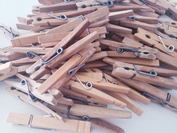 Mini Clothespins, Wood Clothespins, Gold, Tiny Clothespins, Clothes Pegs,  Small Clothespin, 1 Clothespin, Crafts Supplies Diy 