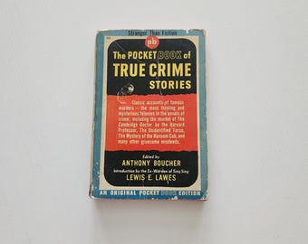 Vintage True Crime Paperback: Stranger Than Fiction, 1943 Pocket Book