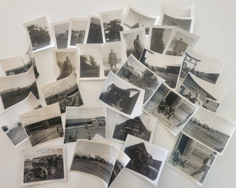 Vintage Military Photographs -- Lot Of 56 Balck & White Military Photographs -- Collectible Militaria -- Armed Forces GI Buddies War Photos