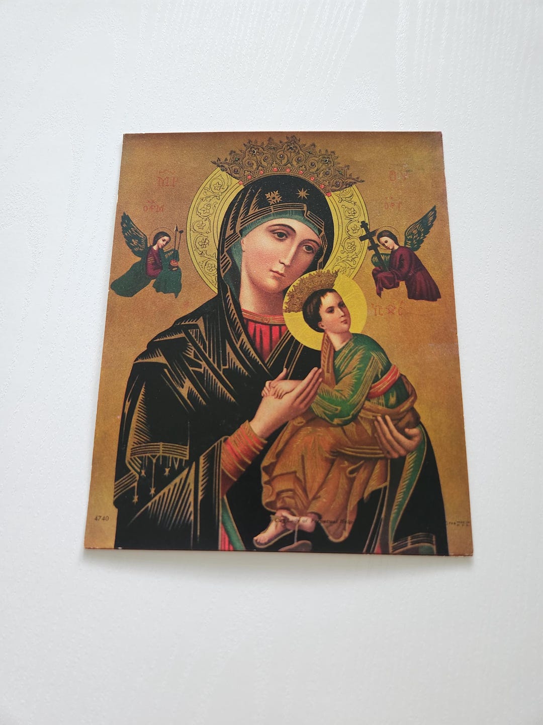 Vintage Our Lady of Perpetual Help Print – Catholic Religious Art - Etsy