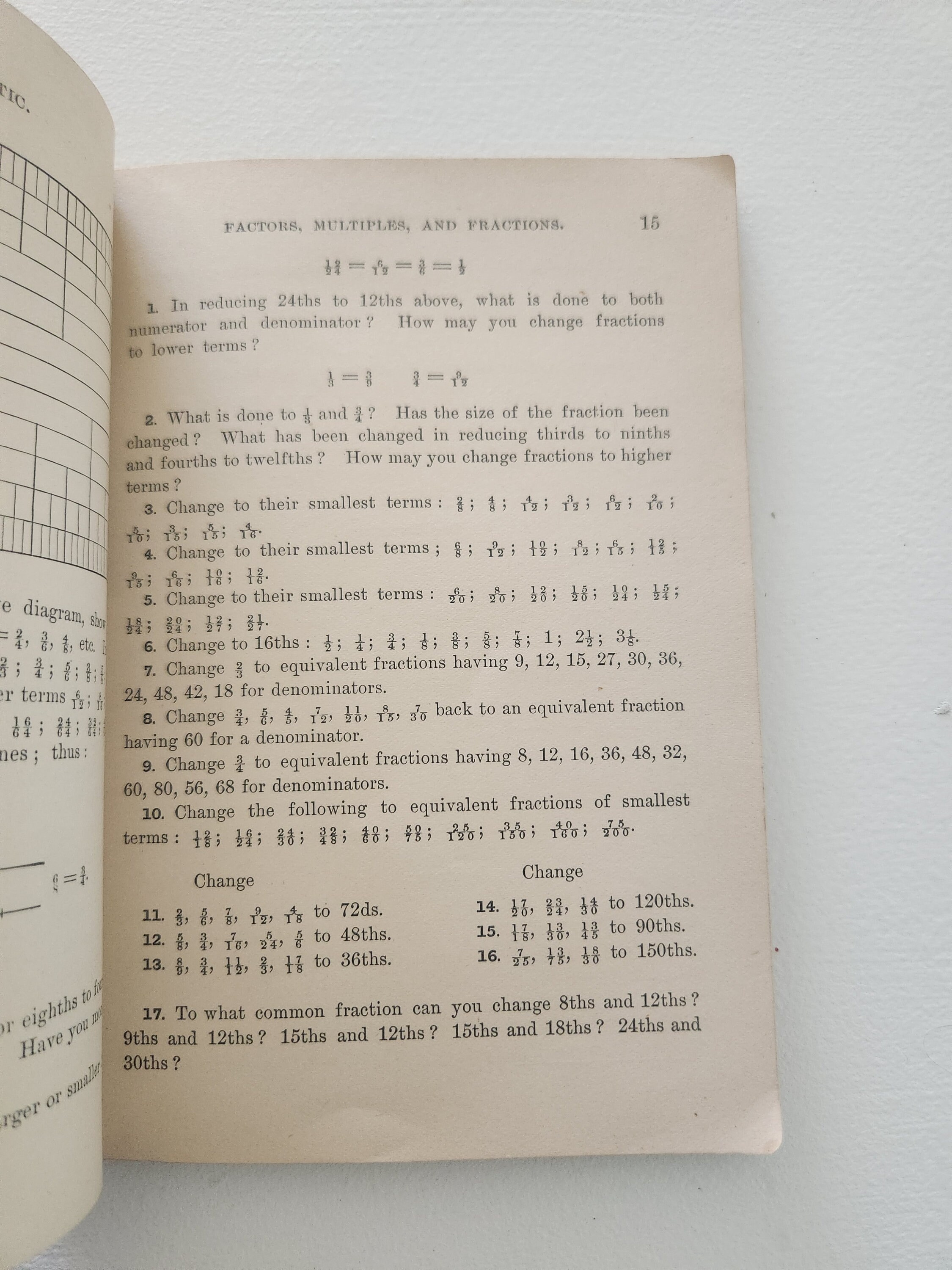 Arithmetic by Grades Book V by John T. Prince -- 1894