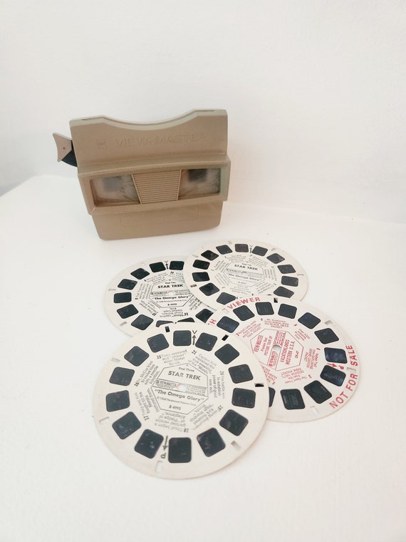 Vintage Viewmaster Brown With Viewer Disc GAF Corp Collectibles
