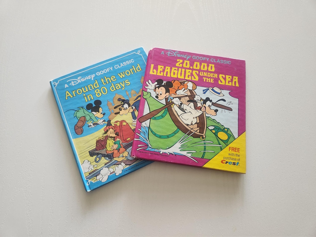 Vintage Disney's Goofy Books – Crest Toothpaste Promo, 1978 - Etsy