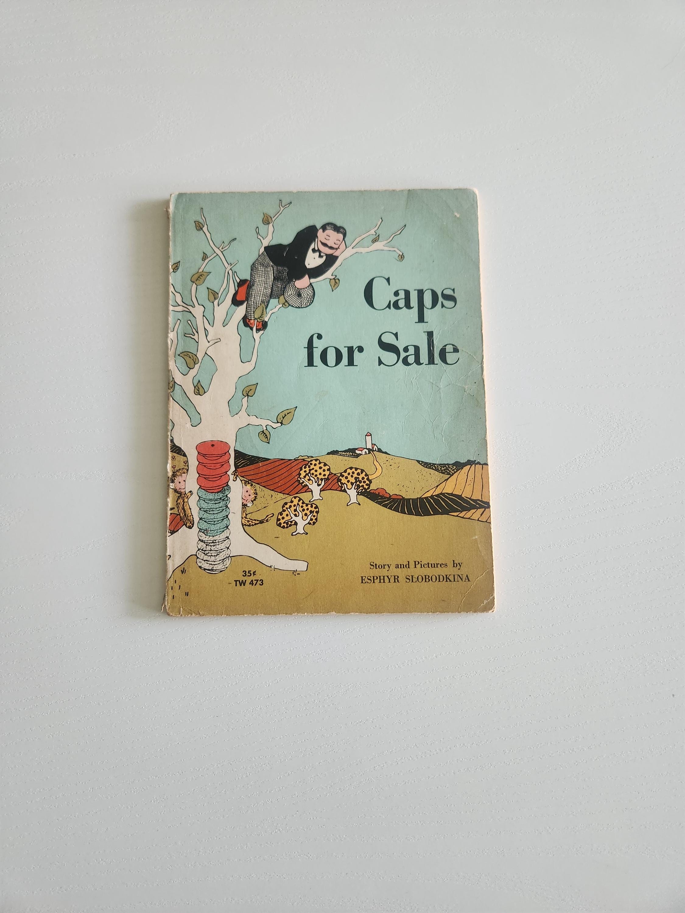 Caps for Sale by Esphyr Slobodkina 1966 Vintage Children's