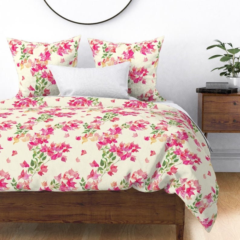 Flower bedding set Pretty bedding Cover baby duvet cover Etsy