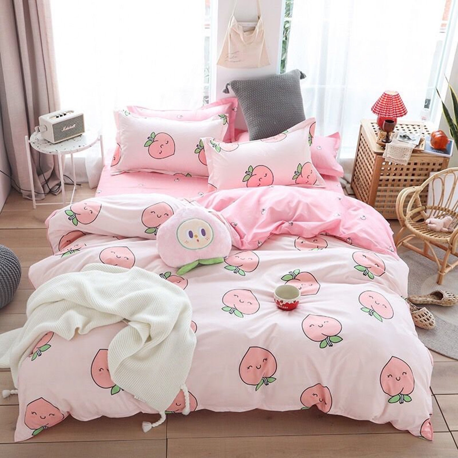 Fruit bedding set Fruit cute bedding Cover baby duvet Etsy