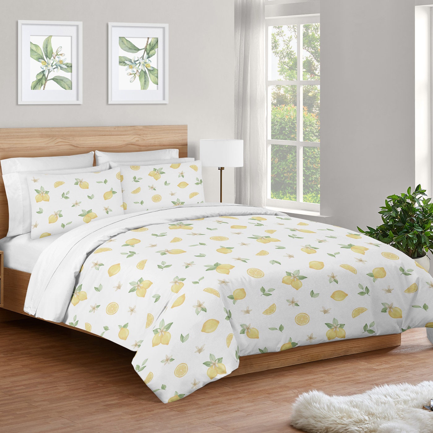 Lemon bedding set Cute bedding Cover baby duvet cover Fan Etsy