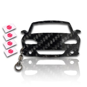 Keychain suitable for Miata MX5 1998-2005 (Carbon) | Handmade gift