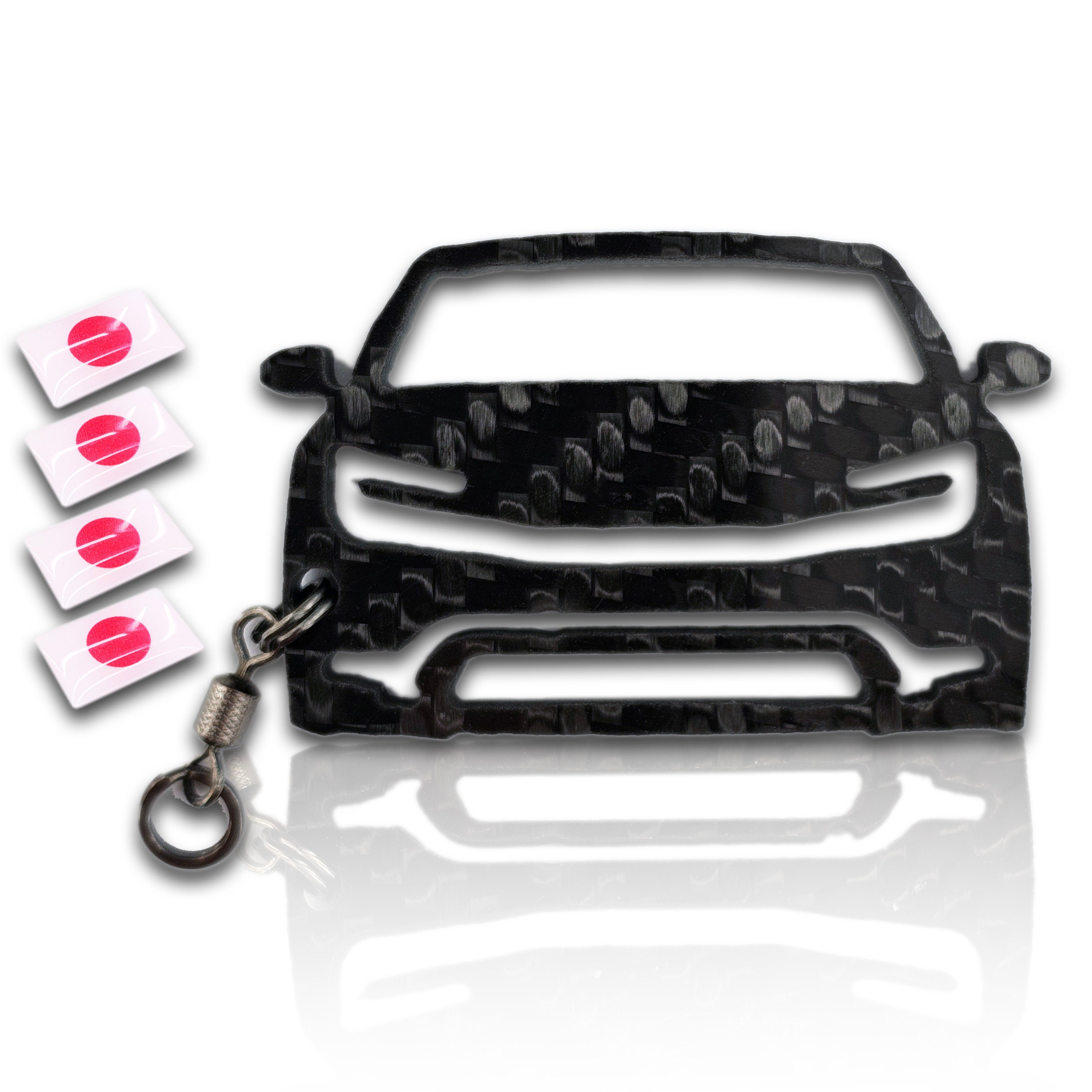 Keychain suitable for Prius 2022+ (Carbon) | Handmade gift