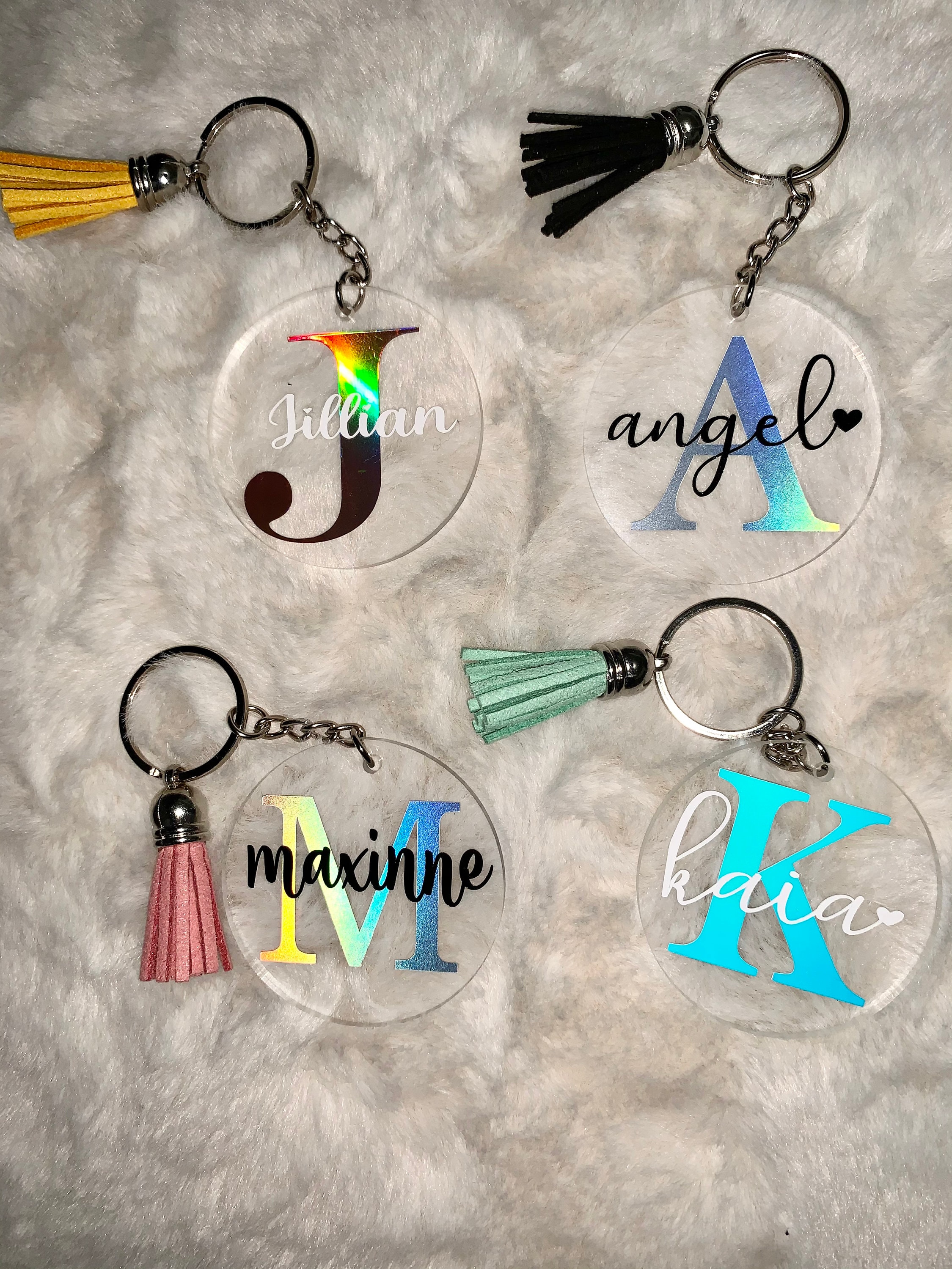 Download Personalized keychain Gift for her keychain acrylic svg name | Etsy