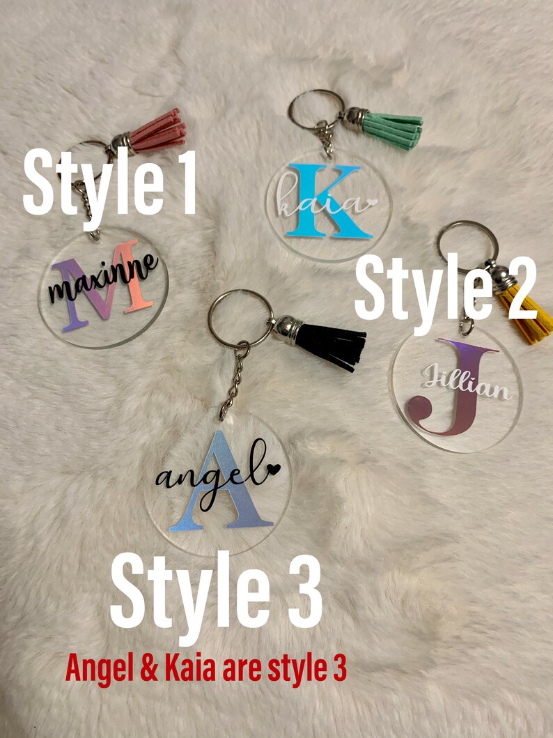Personalized Keychain Gift for Her Keychain Acrylic Svg Name Etsy