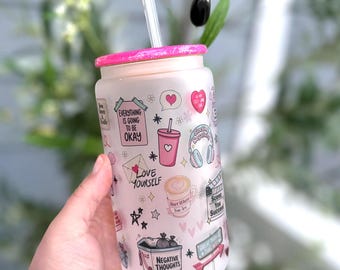 Motivation Cup: Positive Thoughts, Self Love (16oz)