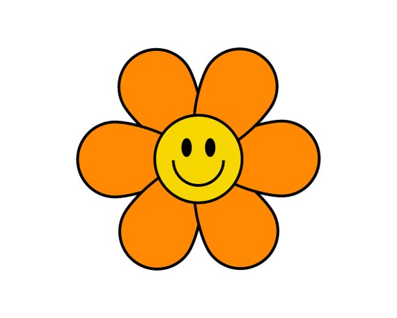 flower smiley face