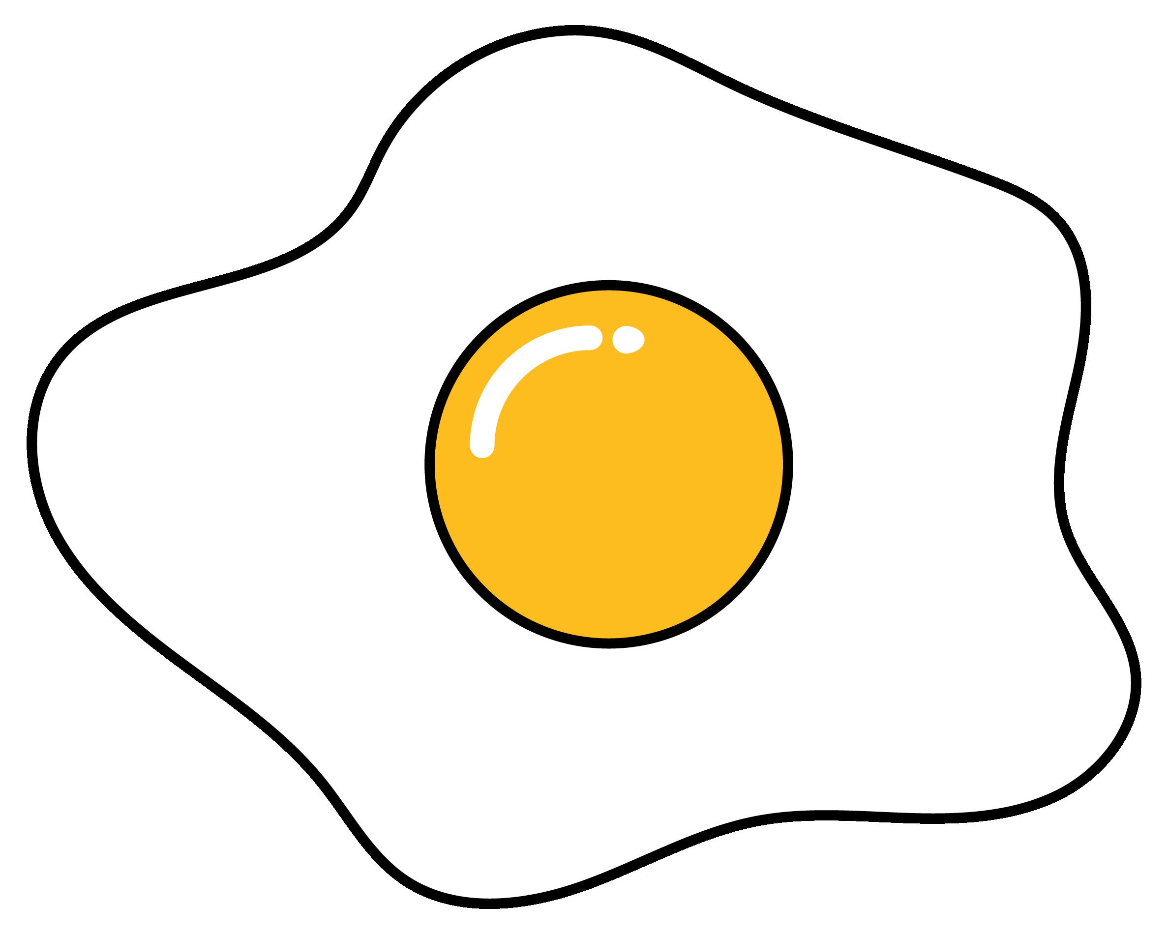 Egg Sunny Side Up Vector SVG Icon - SVG Repo
