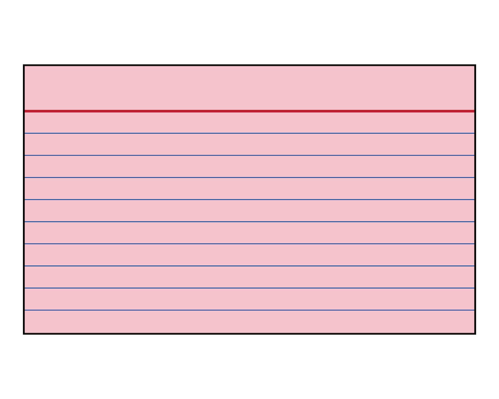 Colored Index Card Clipart / Index Card Image / Index Card Png