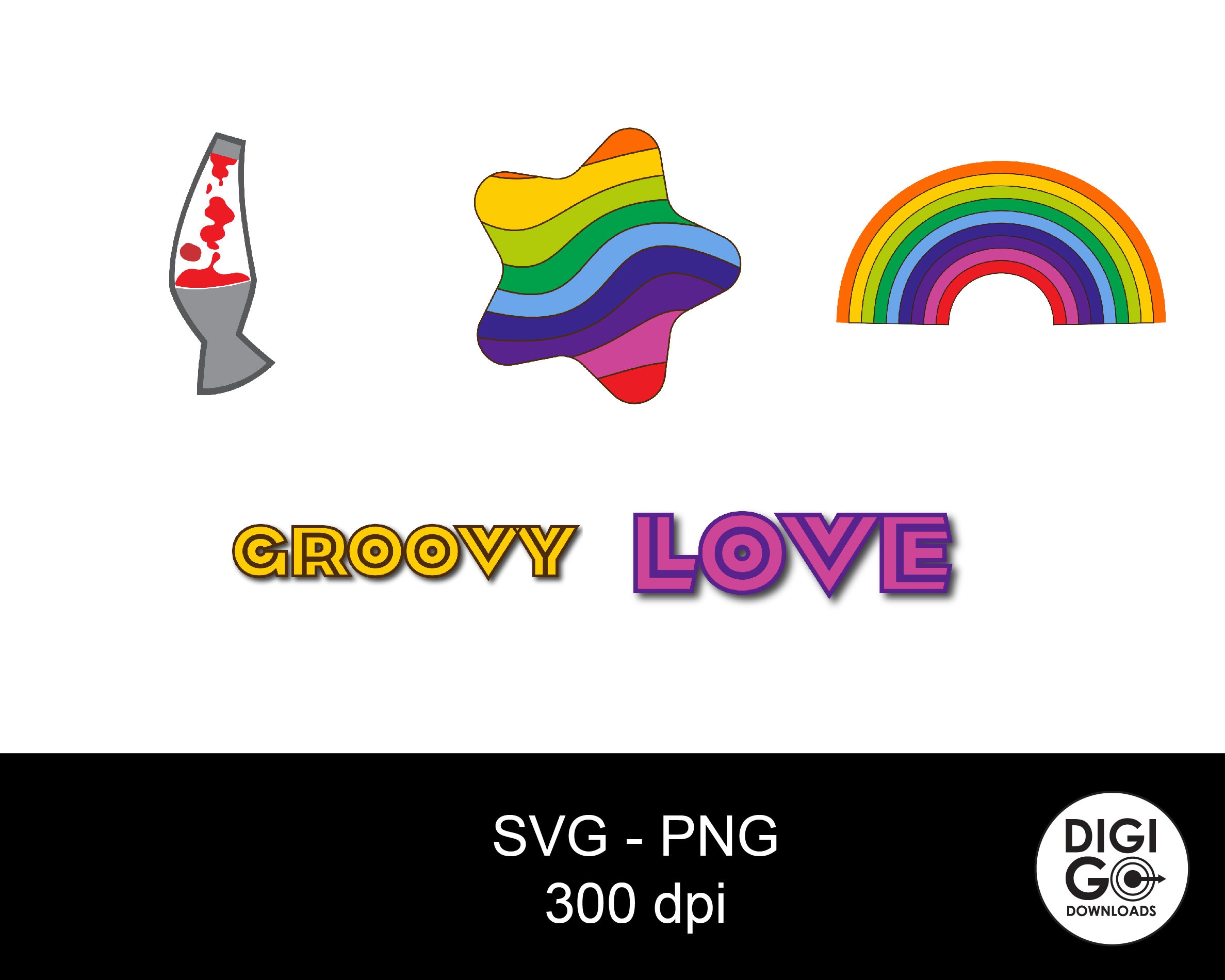 Hippie Svg / Hippy Bundle Svg / Hippie Flowers / Good Vibes / Groovy ...