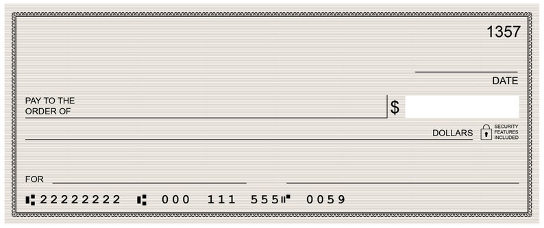 Check Svg / Blank Check Svg / Check Account Svg / Business Blank Checks ...