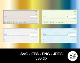 Check svg / blank check svg / check account svg / business blank checks / account / bank check svg