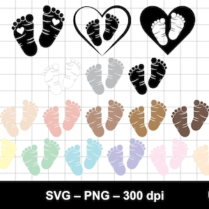 Baby feet svg / baby footprint svg / baby feet silhouette / baby svg / baby foot / baby feet svg / baby footprints svg / new baby svg