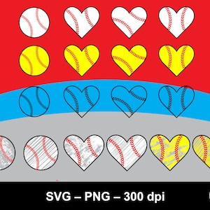 Softball svg, baseball svg, softball png, softball mom, softball heart svg, softball svg bundle, sports mom svg, softball cut file