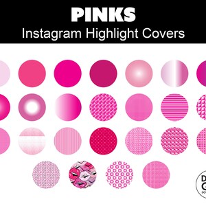 Instagram highlight covers pink / instagram story icons / pink Instagram story icons / pink color Instagram highlight stories