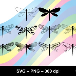 Dragonfly svg / dragonflies svg / dragonfly silhouette svg / dragonfly png / insect svg / dragonfly svg bundle / dragonfly cut files