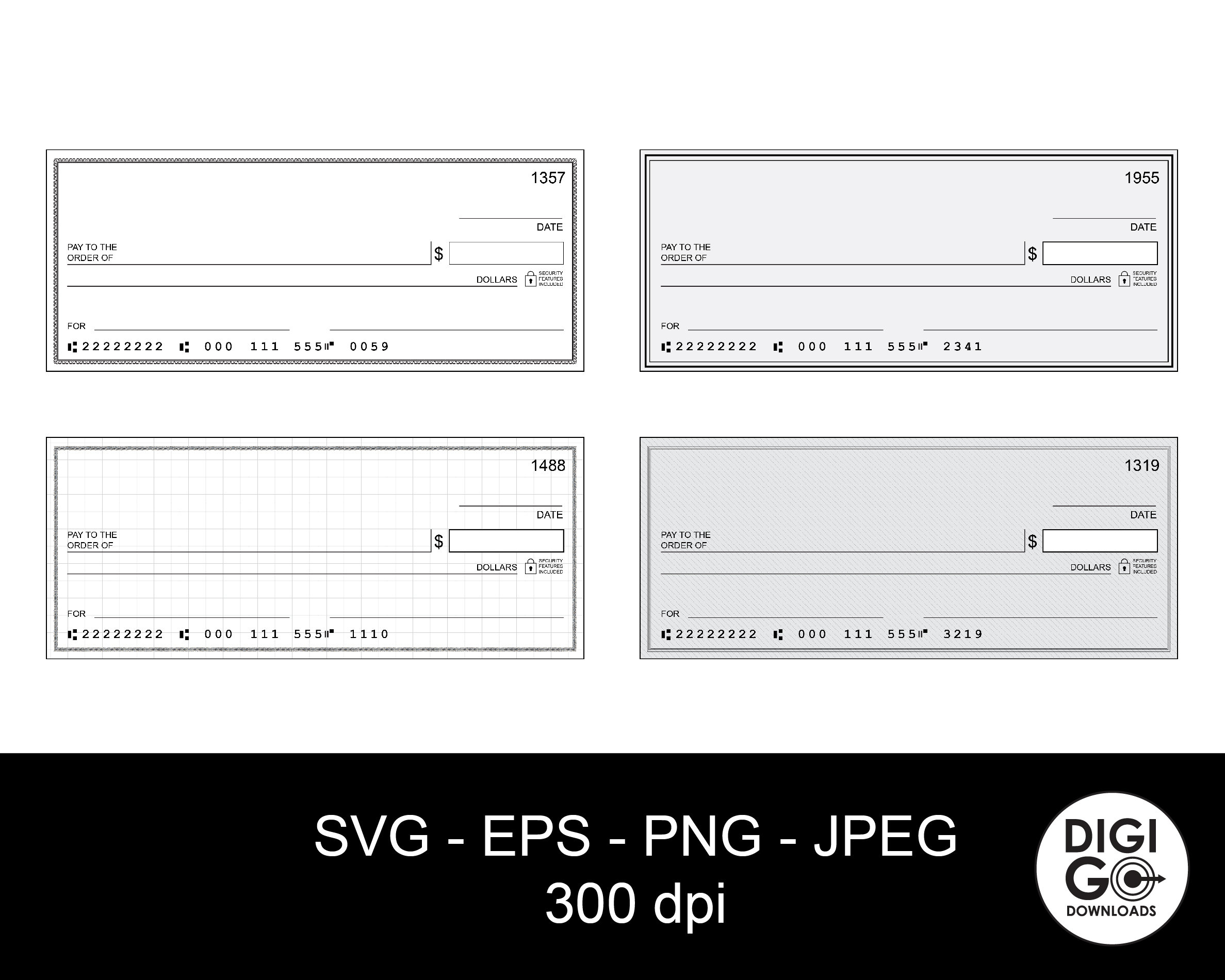 28+ Blank Check Template - DOC, PSD, PDF & Vector Formats