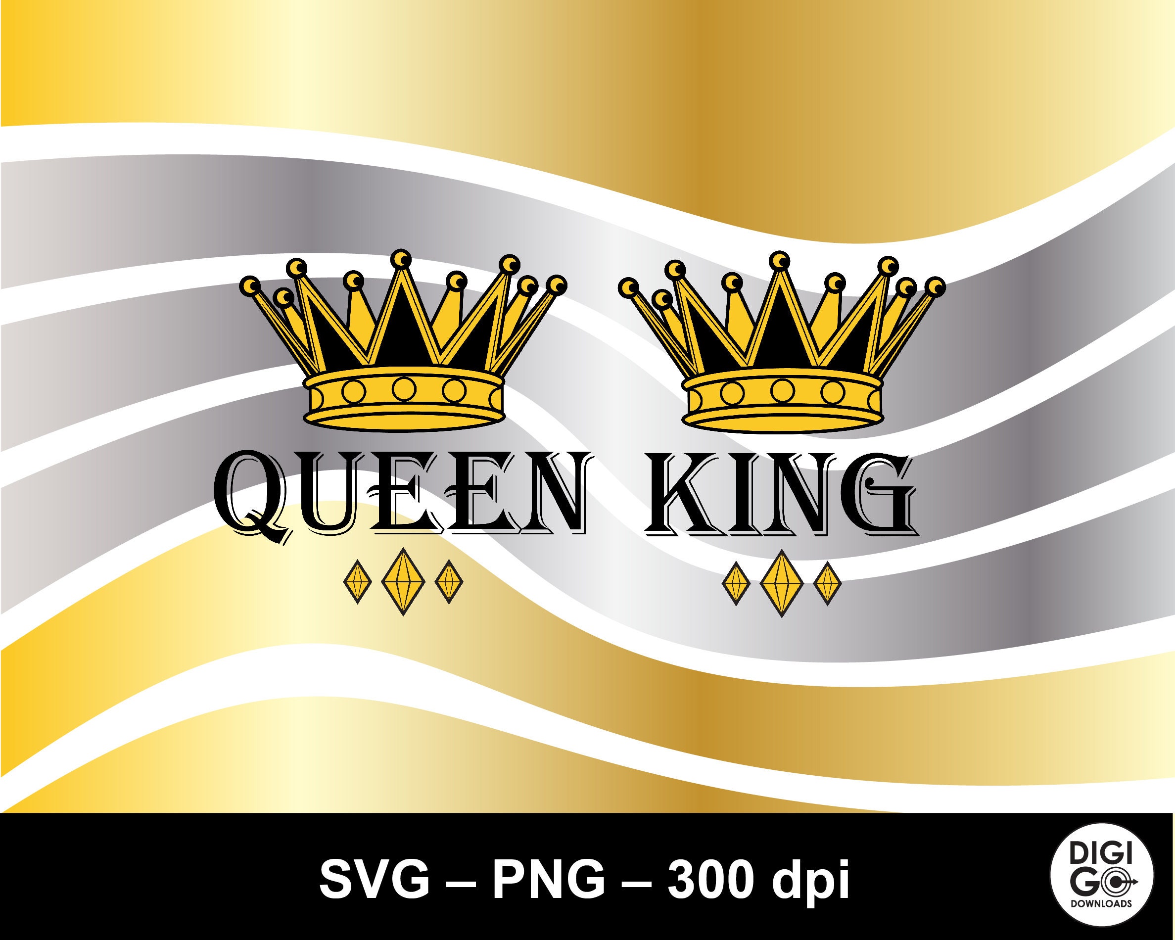 King Queen Svg / Queen King Svg / King and Queen Svg / Queen - Etsy