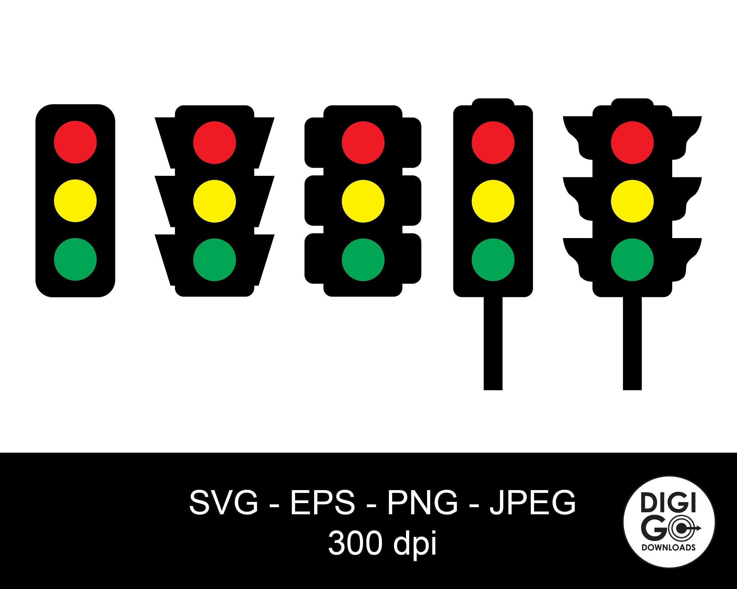 Traffic Lights Svg / Stop Lights Svg / Traffic Light Svg / Stoplights