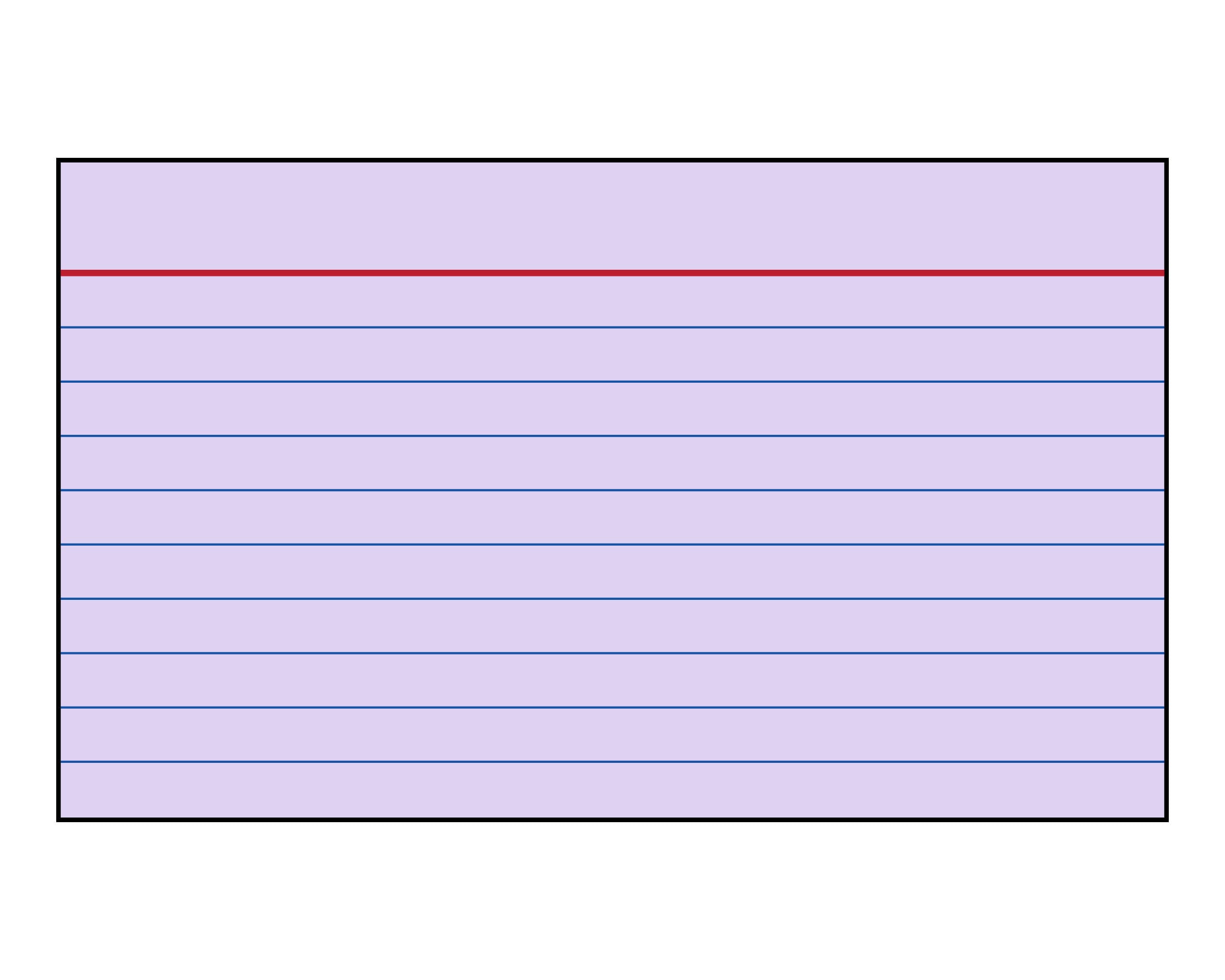 Colored Index Card Clipart / Index Card Image / Index Card Png
