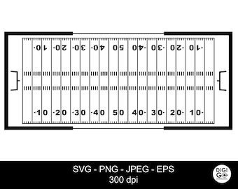 Football / football svg / football field svg / football clipart