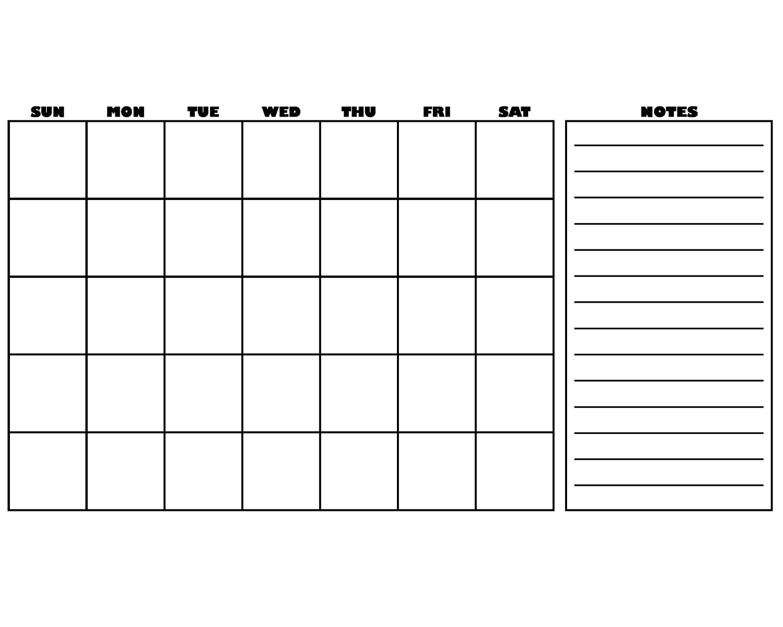 Blanko Kalender svg / Kalender svg / Monatskalender / Monate - Etsy 