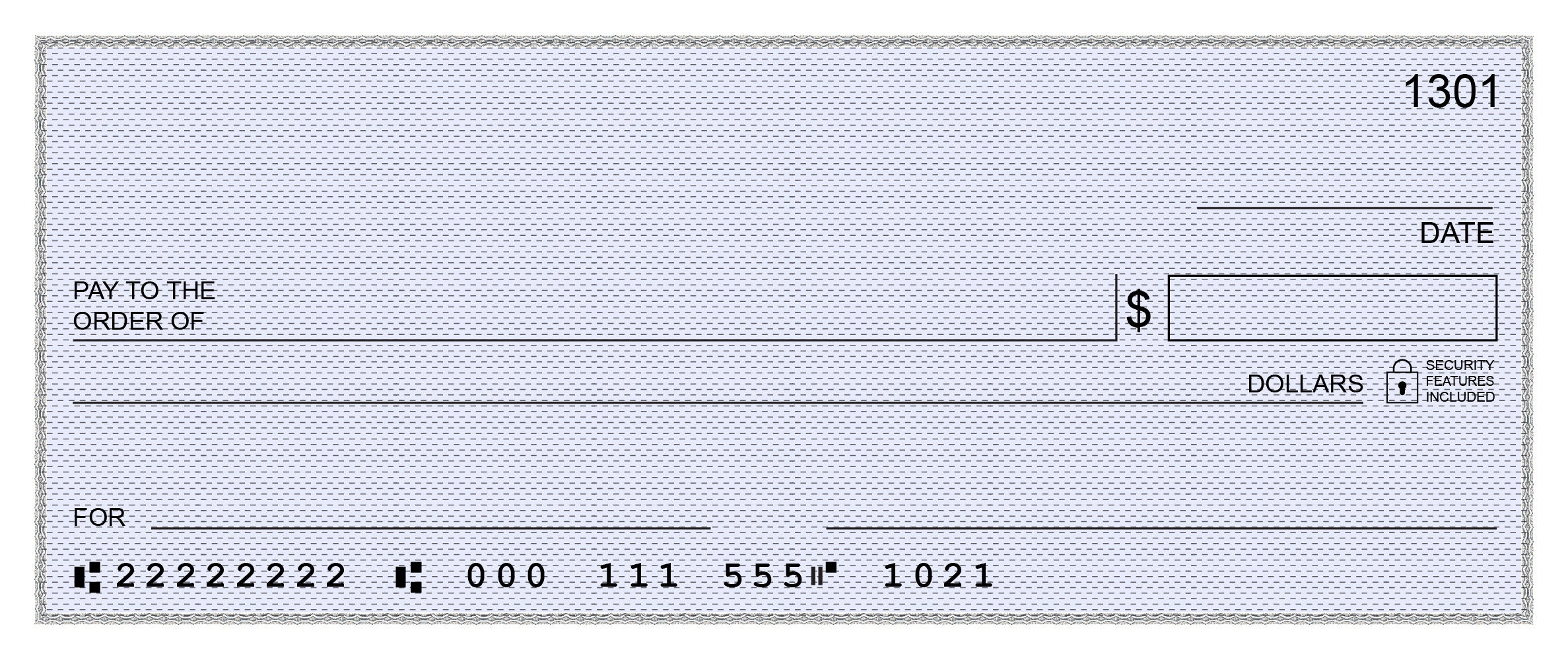 Check Template Svg / Blank Check Svg / Check Account Svg / Bank Account ...