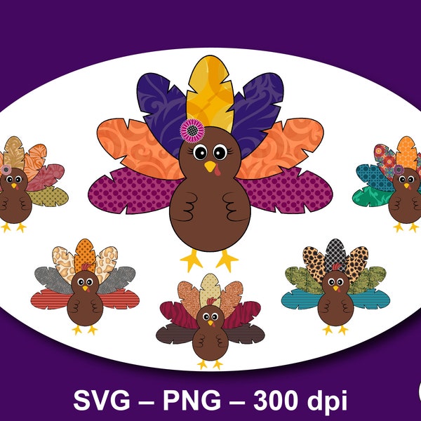 Cute turkeys svg / Thanksgiving turkey svg / baby turkey svg / turkey cut file clipart / Thanksgiving svg / Autumn svg / turkey shirt svg