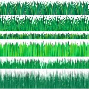 Grass svg / grass clipart / grass png / green grass clipart / grass border
