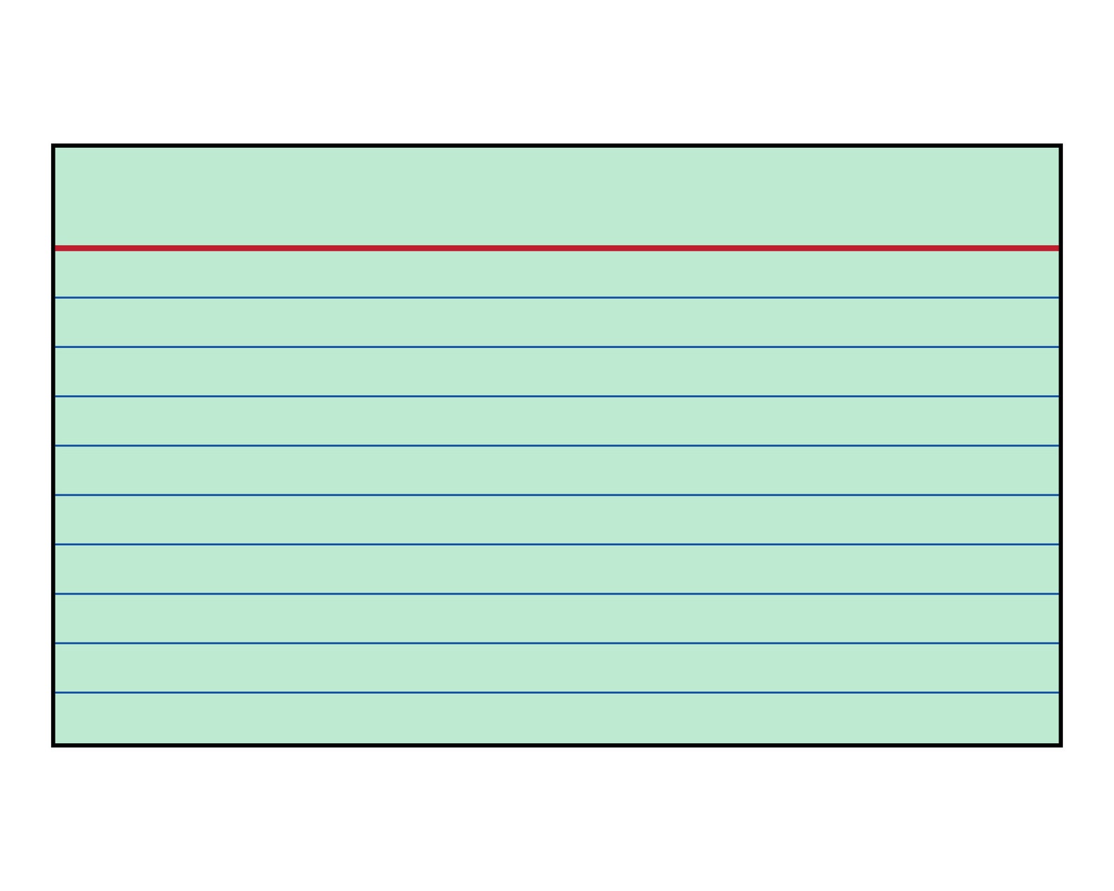 Colored Index Card Clipart / Index Card Image / Index Card Png